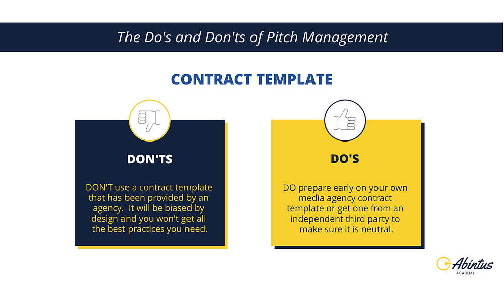 Do's and Dont's of Pitch Management